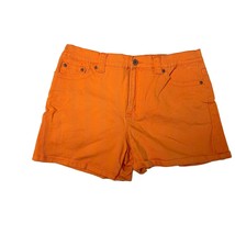 Faded Glory Womens Size 12 Orange Skyline Shorts 3.75 in Inseam - £7.03 GBP