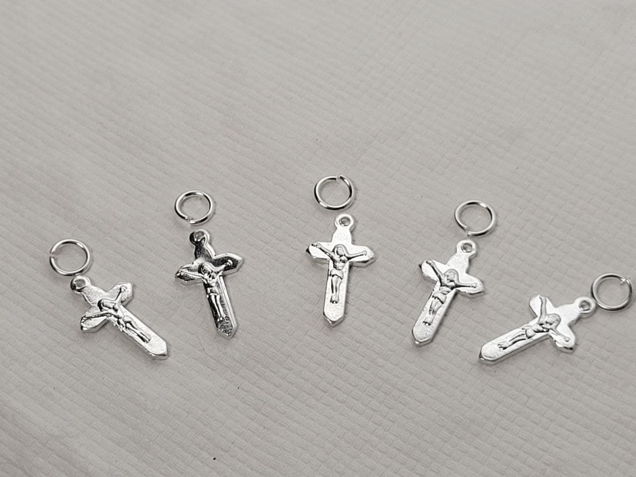Silver Cross Charms 25 pcs - $8.00