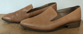 Madewell Orson Loafer Shoes Brown Leather Slip On Almond Toe E5373 Women... - $29.99