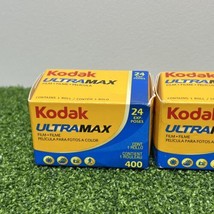 Lot of 2 Kodak Ultra Max Film Iso400/24 ​​Exposure Exp 2022 - £16.97 GBP