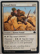 MTG Magic The Gathering Card Nomad Decoy Creature Human Nomad White DMR ... - £3.70 GBP