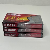 Lot of 3 Sealed BASF FEI Ferro Extra Blank Cassette Tapes - $23.63