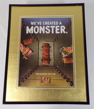2018 Twix Candy Bars Halloween Pick a Side Framed 11x14 ORIGINAL Adverti... - £27.23 GBP