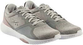 Reebok Womens Flexagon Force Cross Trainer Shoes Color Gray/Pink Size 7 - $116.10