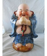 Ceramic Chinese Buddha Happy &amp; Smiling (13&quot; Tall) - $102.90 CAD