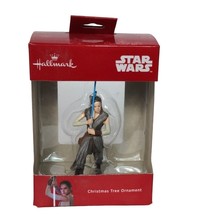 Hallmark Star Wars Rey Jedi Lightsaber Christmas Ornament Holiday Brand New - £18.07 GBP