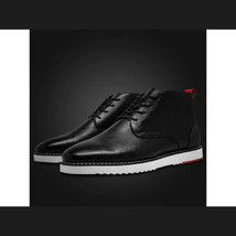 Mens Tayno Desert Chukka Boot Soft Leather Comfortable Cushion Sonoran Black image 6