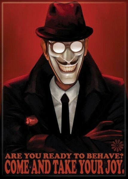 We Happy Few Video Game Dr. Shelley Take Your Joy Refrigerator Magnet NE... - $3.99
