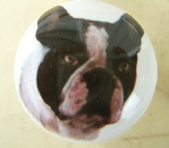 Cabinet Knobs French Bulldog Dog - $5.30