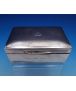 English Estate Sterling Silver Cigarette Box &quot;Pax in Bello&quot; w/Presentati... - £204.96 GBP