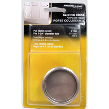 Prime Line N7203 Finger Pull Satin Nickel, 1-3/4&quot; Diameter Hole Sliding Door - £6.17 GBP