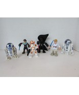 Lot of 6 Hasbro LFL 2004 2011 Star Wars Darth Vader Han Action Toy Figur... - $90.19 MXN