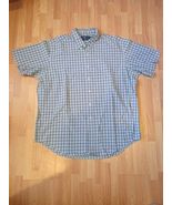 Ralph Lauren Polo XXL Short Sleeve Plaid Vintage Classic Fit - $19.80