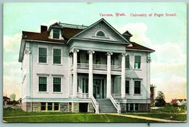 University of Puget Sound Tacoma WA 1911 DB Postcard I9 - £3.85 GBP