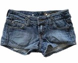 Car-Mar Denim Blue shorts pockets Size 24 Low rise 2&quot; Flat Front - $16.82