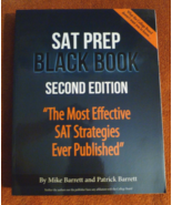 SAT Prep Black Book Second Edition Paperback by Mike Barret &amp; Patrick Ba... - $8.90