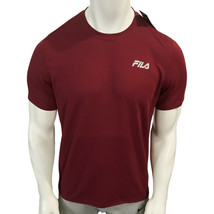 Nwt Fila Msrp $32.99 Men&#39;s Red Crew Neck Short Sleeve Training T-SHIRT Size L - £13.95 GBP