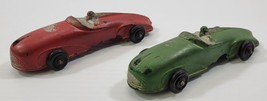 *B) Vintage 2 Arcor Safe Play Streamline Rubber Racers Red and Green Cars - £77.86 GBP