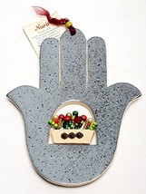 Home Blessing Hamsa Hand Ceramic Hand Made Art Design - £47.04 GBP