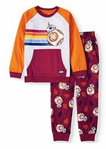 Star Wars Boy&#39;s BB-8 Jersey and Flannel Pajama Set, Size 6/7 - $273.28 MXN
