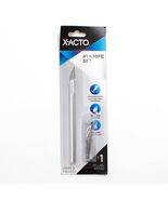 X-Acto #1 Precision Knife – w/ 5 #11 Blades – Silver Aluminum – Office W... - $9.85