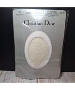 Christian Dior - Dior Dot Pantyhose Size 1 Alabaster Vintage 925 - $13.02 CAD