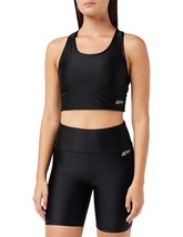 MSRP $50 Dkny Womens Sport High Waist Logo Tape Bike Short Black Size XS - $22.09