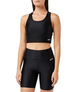 MSRP $50 Dkny Womens Sport High Waist Logo Tape Bike Short Black Size XS - $30.21 CAD