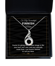 Necklace Present For Finnish Mom - To My Wonderful Mom - Jewelry Phoenix  - £37.30 GBP