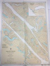 Vtg INSIDE PASSAGE Grenville Channel BRITISH COLUMBIA Nautical Chart Can... - £19.45 GBP