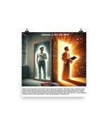 Faith in Action, James 1:22-25 NIV Poster - $13.00+