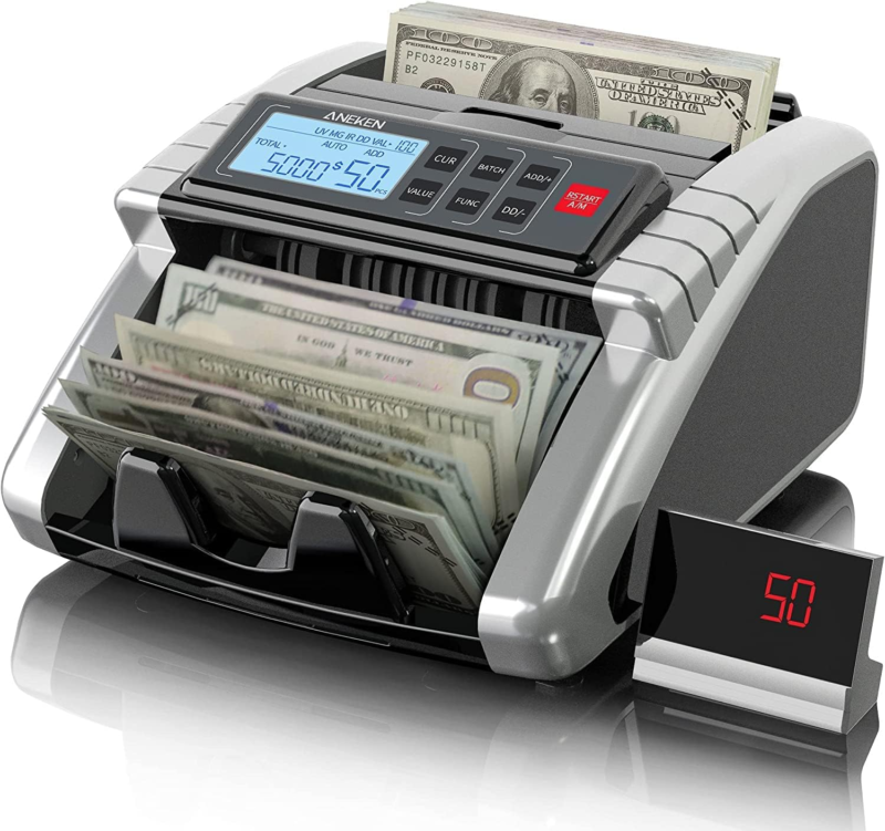 Counter Machine with Value Count, Dollar, Euro UV/MG/IR/DD/DBL/HLF/CHN C... - $172.10