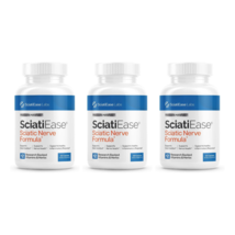 3 Sciatic Nerve Support with AlphaPalm, PEA, B Complex &amp; ALA 300mg, 120 Ct - $40.00