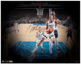 JA MORANT Autographed Grizzlies &quot;Reverse&quot; 16&quot; x 20&quot; Photograph PANINI LE... - £553.23 GBP