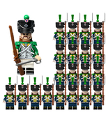21pcs Napoleonic Wars officers &amp; Hessian Army Soliders Minifigure Toys Gift - £23.47 GBP