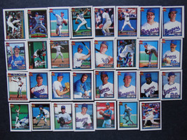 1991 Topps Micro Mini Texas Rangers Team Set of 31 Baseball Cards - £4.73 GBP