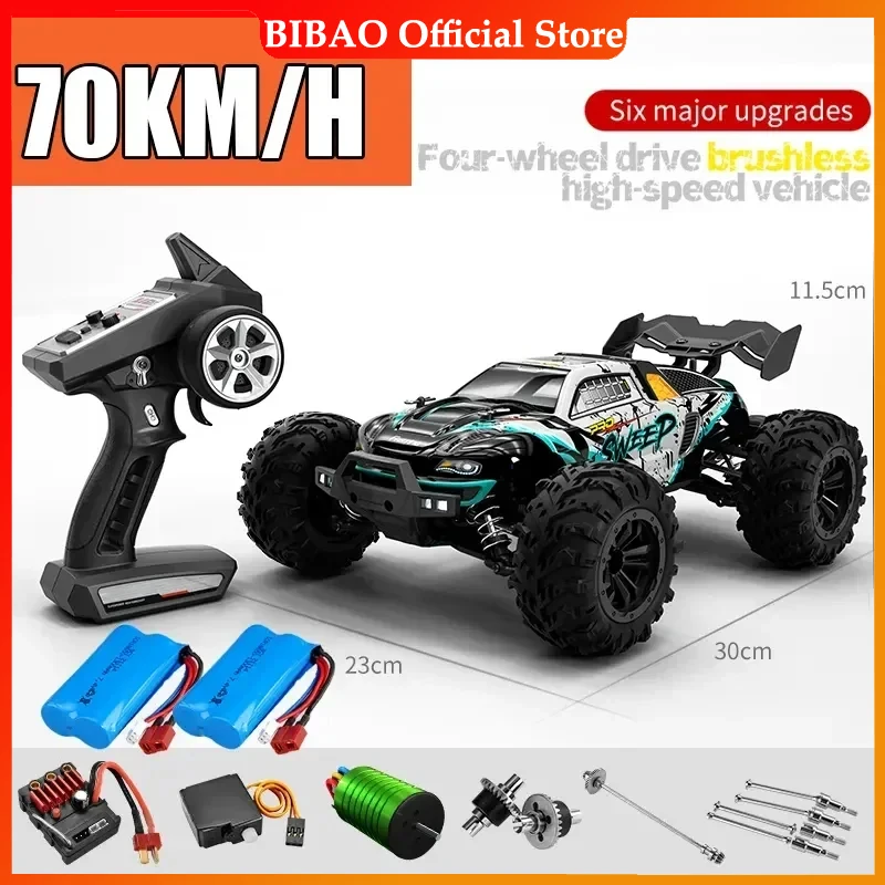 Rc Car Off Road 4x4 High Speed 70KM/H Remote Control Car with LED Headlight - £74.81 GBP+