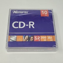 Memorex 10 Pack Lightscribe CD-R 52X 700 MB 80 Min New - £18.50 GBP