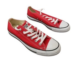 Converse Chuck Taylor All Star Red Low Top Sneaker Men 7  Women 9 Shoe Box image 2