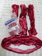 1 lb. 2 oz. - 4 Rings NOVELTY RED Mixed Fiber, Washable/Dryable SEWING TRIM - $15.00