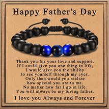 Gifts for Dad, Stepdad, Grandad, Daddy Man Bracelet, Fathers Day Anniver... - £21.89 GBP