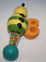 Parents Bee Bop Toy Drum Replacement 7&quot; Baby Bumble Bee B Maraca Clacker... - $11.77