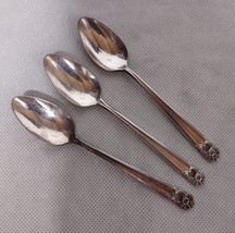 International Silver Rogers Eternally Yours Demitasse Spoons 3 Silverplated 1941 - $26.95