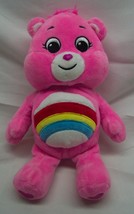 Care Bears Unlock The Magic Pink Cheer Bear 9&quot; Plush Stuffed Animal Toy 2020 - £13.06 GBP