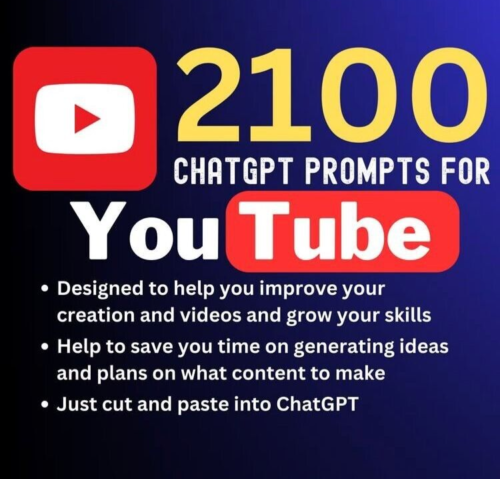 Primary image for Chatgpt Plus-Eingabeaufforderungen für YouTube