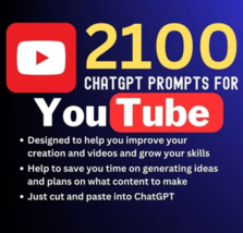 Chatgpt Plus-Eingabeaufforderungen für YouTube - £3.25 GBP