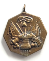 US Army For Military Achievement Small Octagon Medal Charm Award Recogni... - $12.99