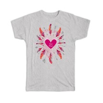 Cool Mom : Gift T-Shirt Feather Heart Mother Day Birthday Christmas - £14.11 GBP