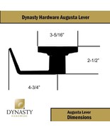 Dynasty Hardware AUG-30-26D Grade 2 Commercial Duty Passage Lever - £26.90 GBP