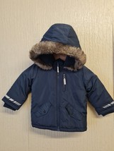 Wild Little Explorer Boys Padded Navy Jacket 12-18 Months Express Shipping - £13.26 GBP